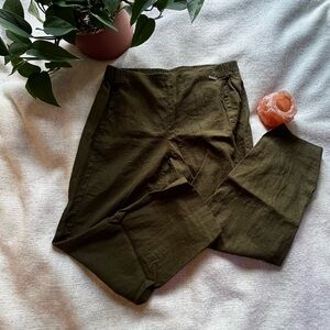 Anne Klein Linen Cropped Pants